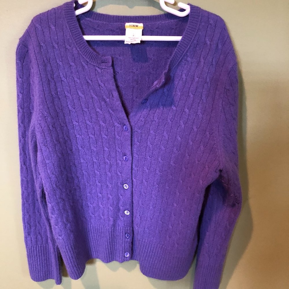 J.Crew purple sweater